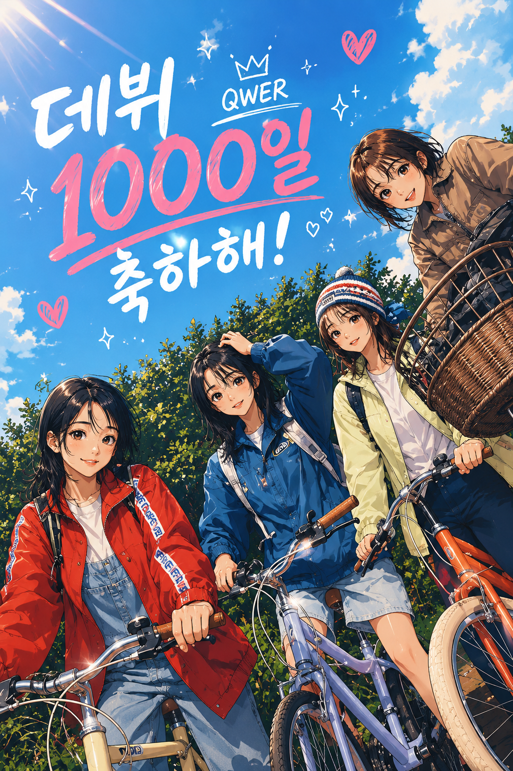 QWER 데뷔 1000일 축하해~!