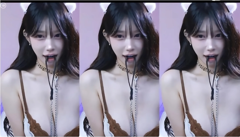개목줄찬 자연산 H컵 그릴래영