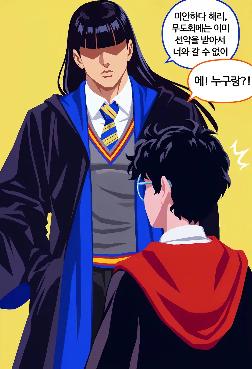 말포이 ts가 무도회날 해리를 방해하는.manhwa
