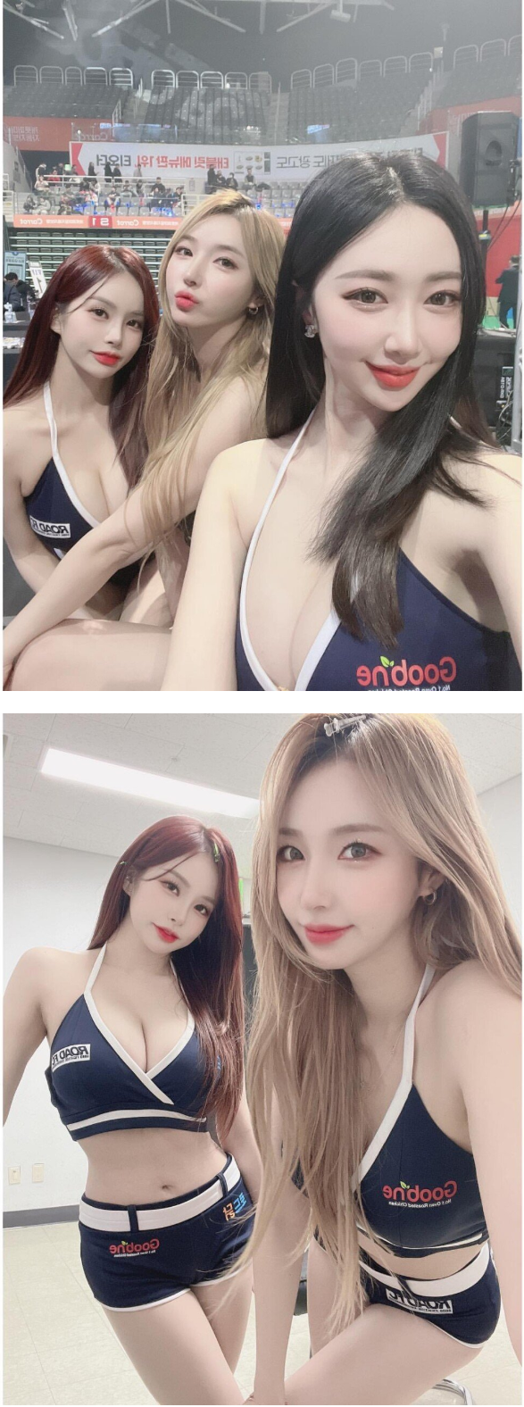 핵무기좌 로드걸 데뷔했을때 사진