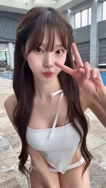 (SOUND)박민정 화이트 비키니