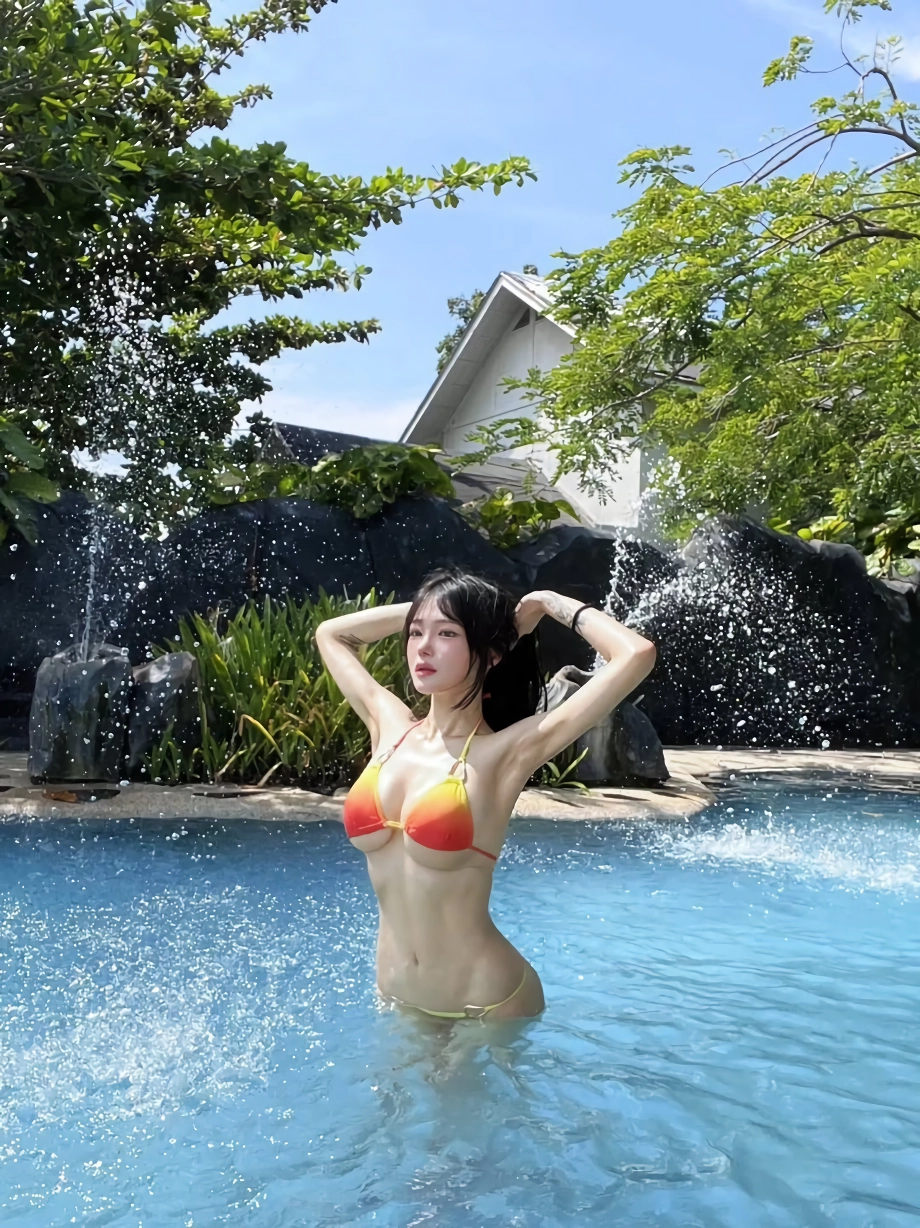 여리 세부여행 언더붑 비키니