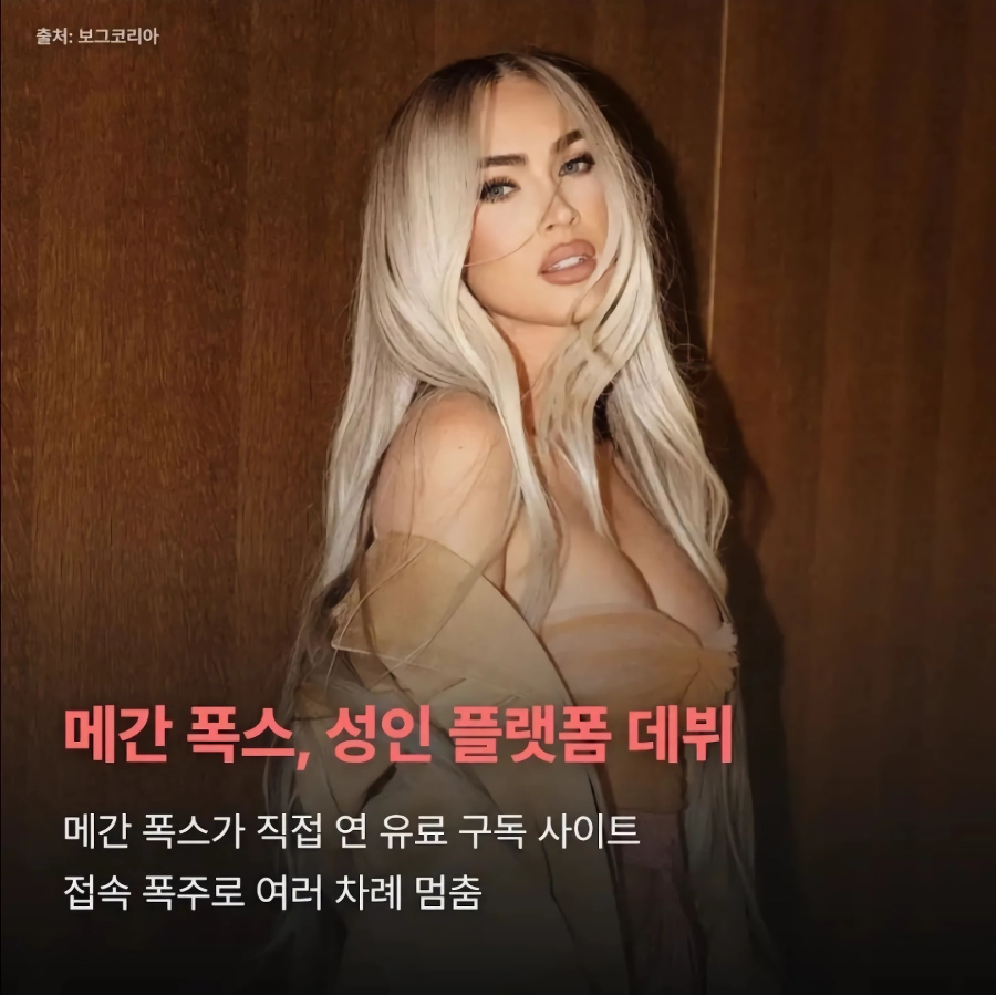 메간폭스 근황