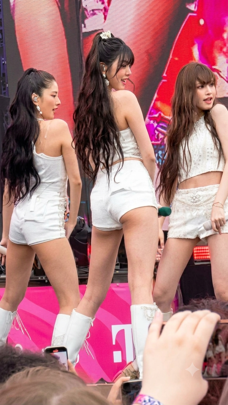 무대위 원영이 탱탱한 엉덩이 밑살노출핡~!!!!!