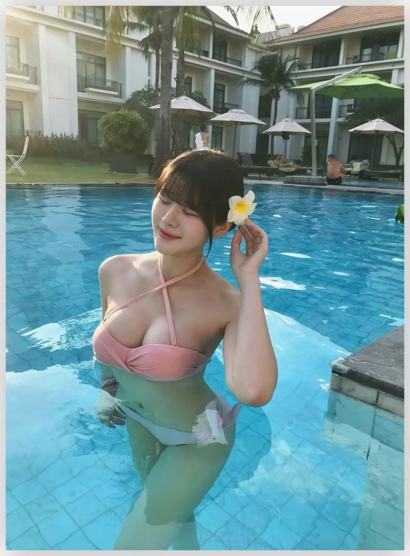 강명비 전 치어리더 비키니