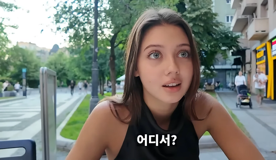 한국 여행유튜버의 존예 여자친구 .jpg