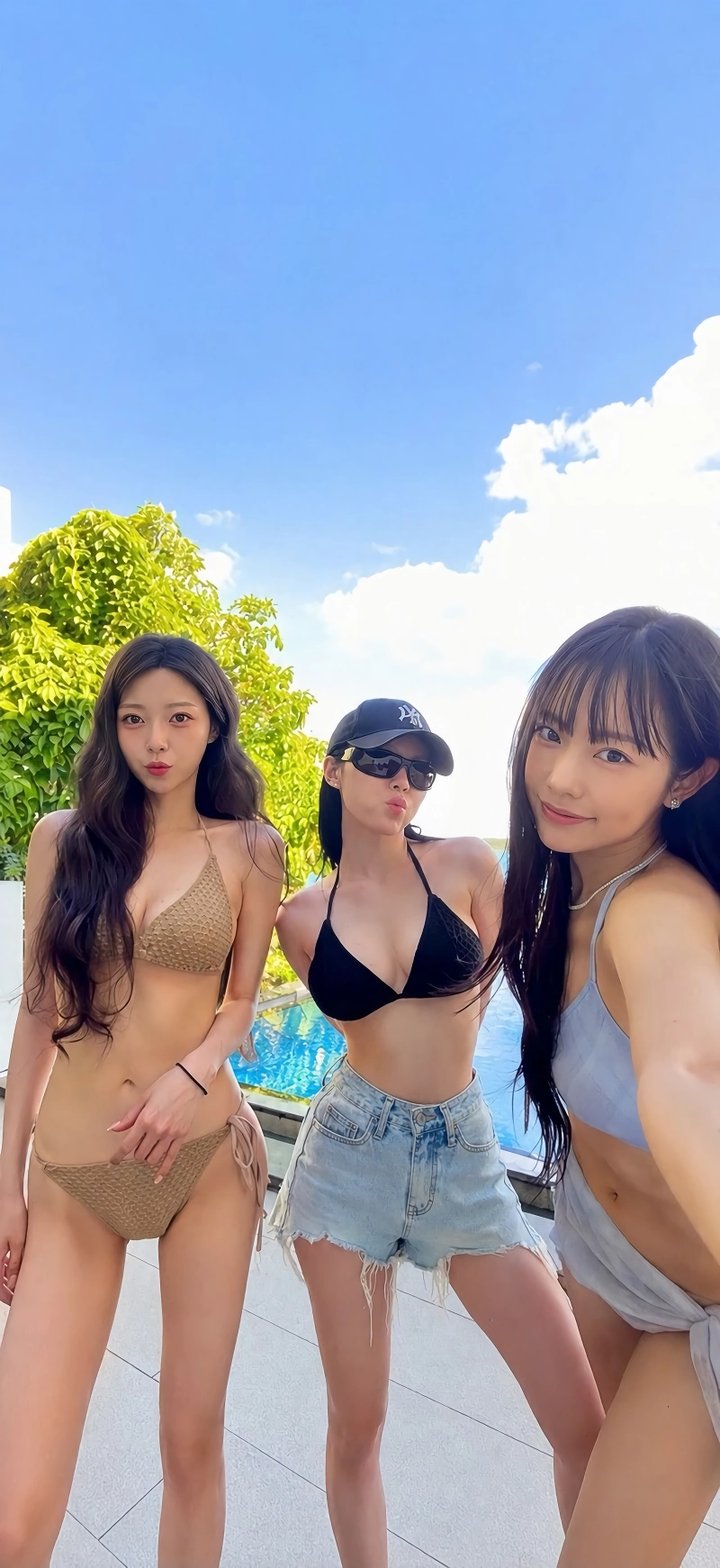 슈기 블랙 비키니 브라