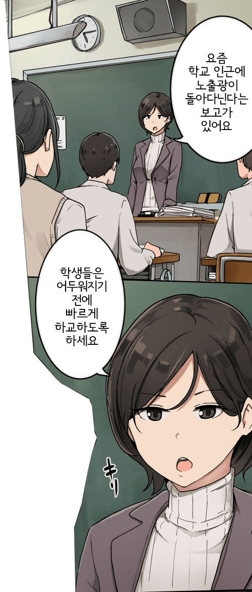 최근 학교 인근에 나타나는 노출광