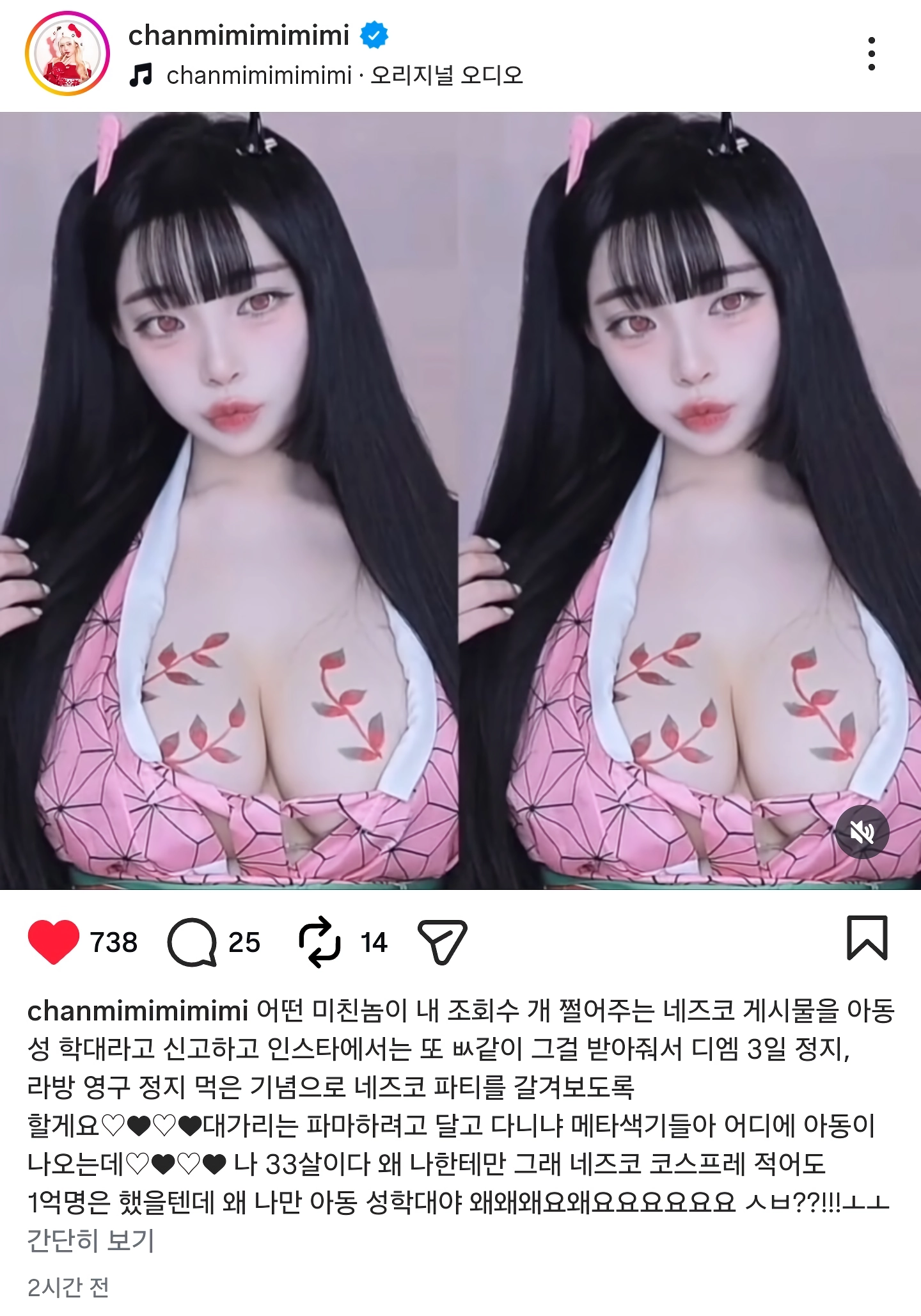 (SOUND)아동 성학대로 신고먹은 게시물 수준