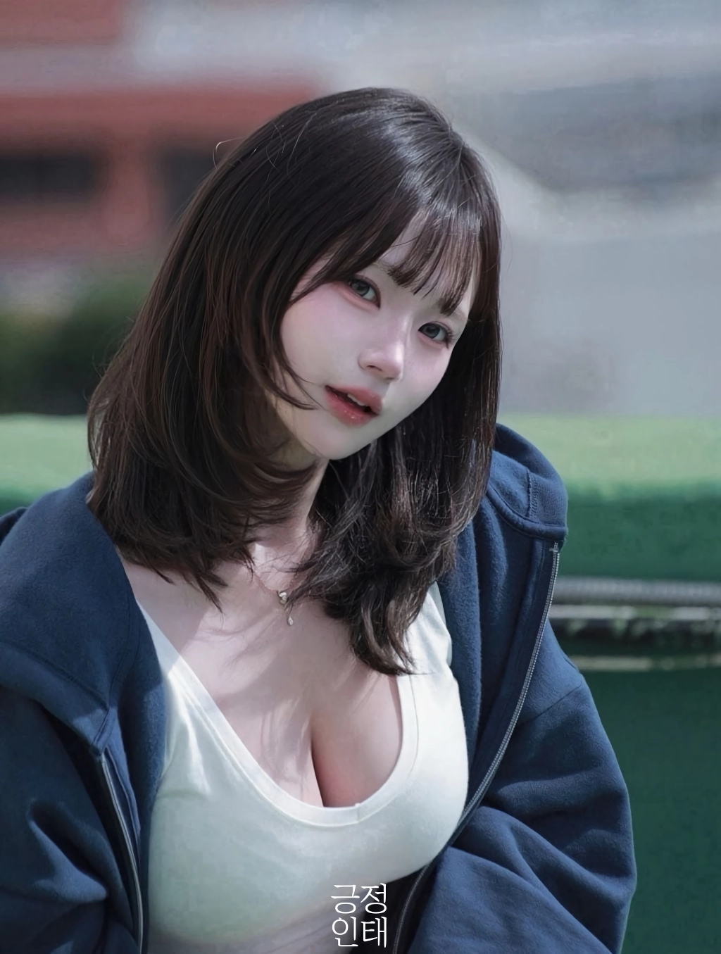 흰티 부각되는 섹밍