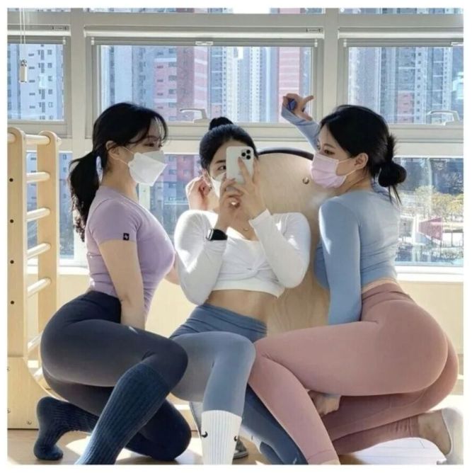 필라테스 학원가면 이런 처자들 많나요?