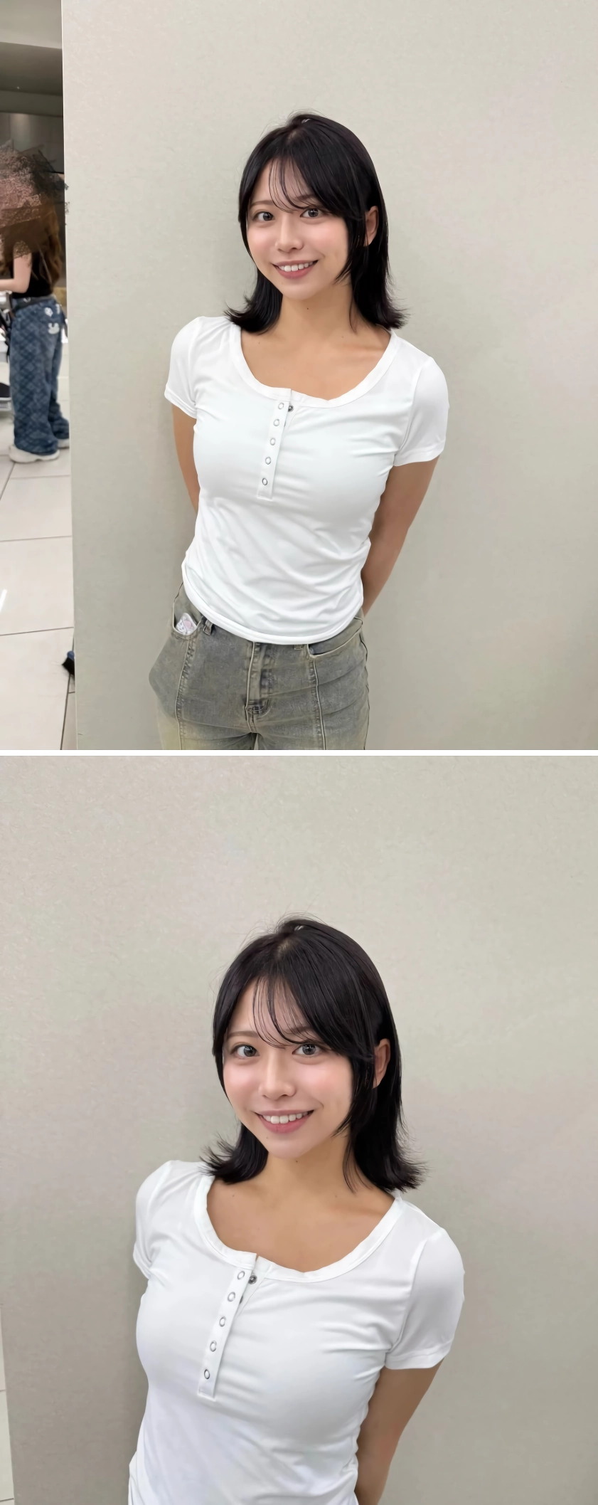 일상복 입고 있으니까 청순 그 자체