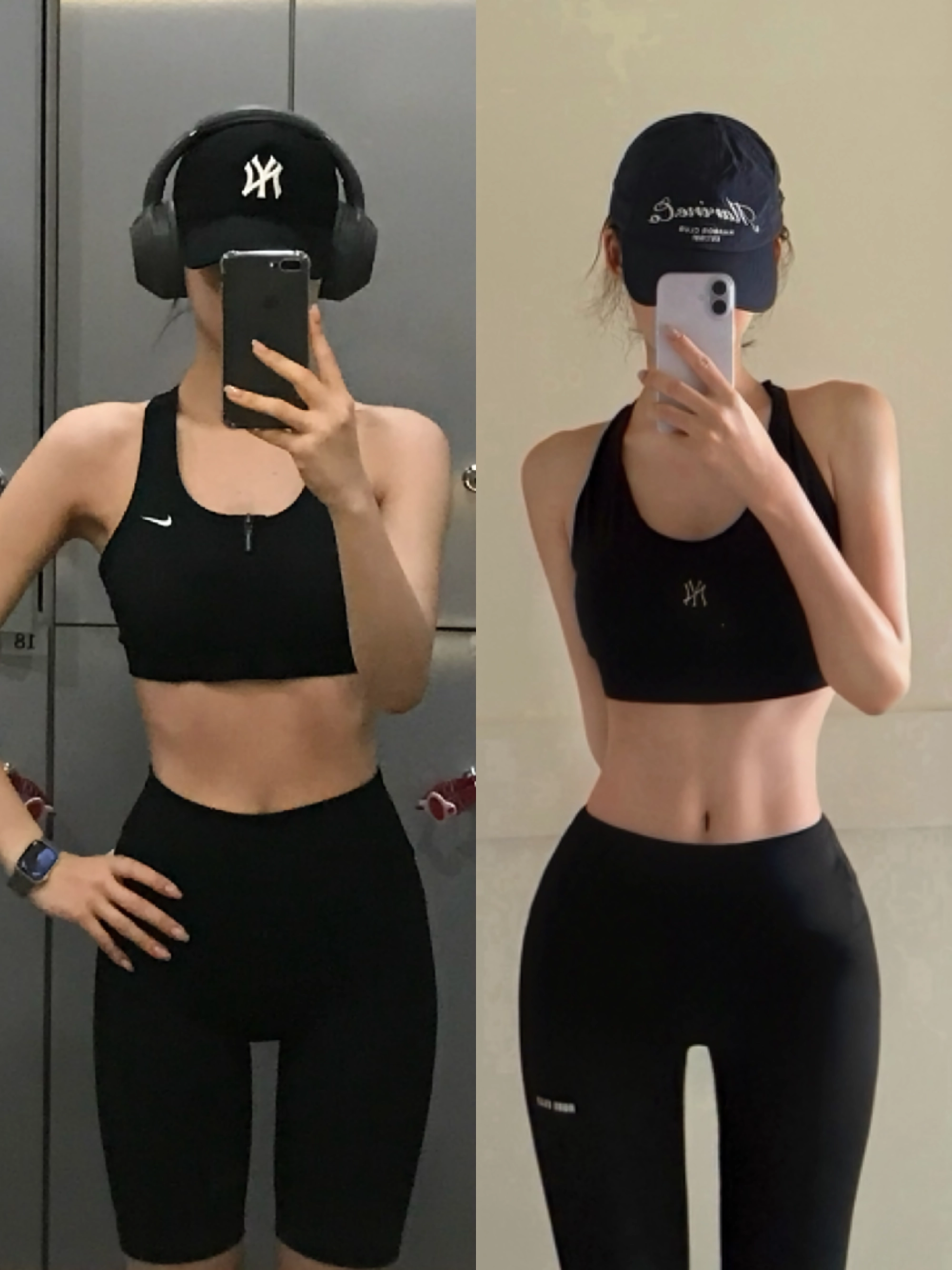 오운완 인증하는 빌리 츠키 시윤 헬스복 잘복한 복부 골반 Y존