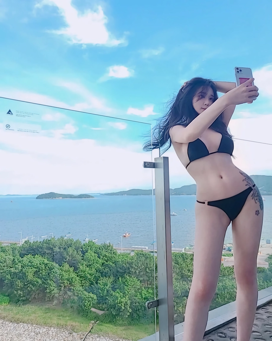 푸딩 비키니 란제리 묵직한 가슴골
