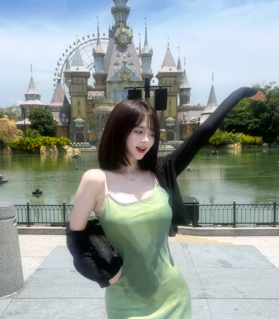 베트남 여행 김빵귤 민트 브라 비키니 가슴골