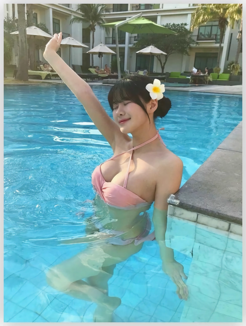 강명비 전 치어리더 비키니