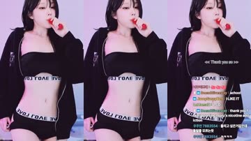 (SOUND)전담 빨면서 리액션 하는 모르 검정 브라팬티 야한 몸매