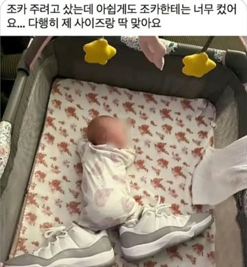 조카한테 비싼 신발 사준 삼촌