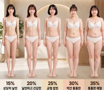 다음 여자들 몸매 중에