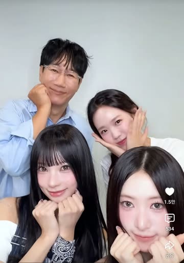 리센느 지석진, 지예은과 챌린지 찍음