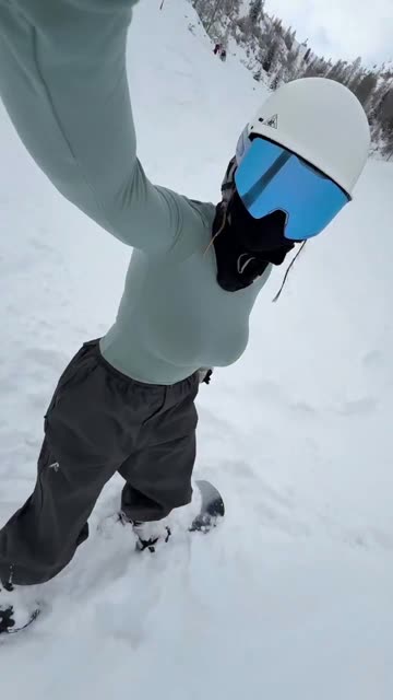 (SOUND)스노우 보드 타는 처자