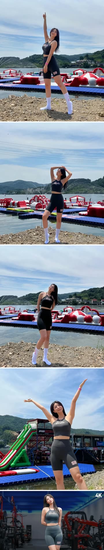 건강미 넘치는 유튜버 이영림 몸매