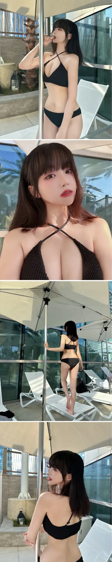 BJ 코코 김아영 블랙 비키니